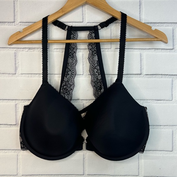 Torrid Push-Up Lace Racerback Bra (Black, size 44C) - Picture 1 of 8